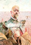 Malczewski, Jacek Self-Portrait in Armor china oil painting reproduction